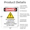 Signmission No Flammable Liquids Danger Sign, Plastic, 12in W x 18in L, 2PK OS-2PACK-DS-P-1218-V-1466 - alternate 8